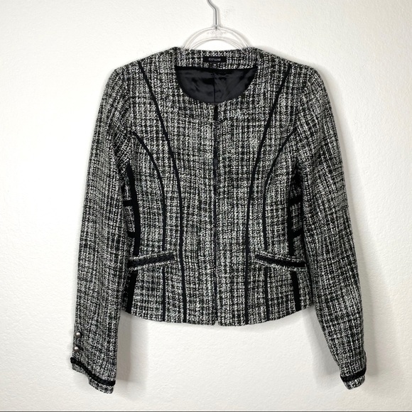 Express Jackets & Coats Express Long Sleeve Jacket With Zipper